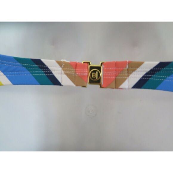 Bleu Rod Beattie RBCB20114 Women's Sz 6 Multicolor Striped Bikini Set $150 - Picture 3 of 5